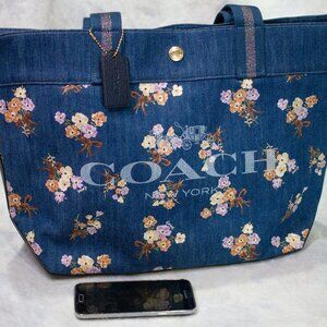 Coach - Floral Denim Tote